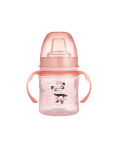 CANPOL BABIES SOLJA SA DRSKAMA KOJE SVETLE U MRAKU 6M+ "EXOTIC ANIMALS" - 120ml - PINK