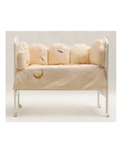 KOMPLET POSTELJINA SVETLECA SA OGRADICOM VEVERICA