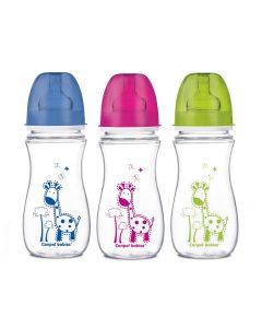 CANPOL BABIES FLASICA SIROKI VRAT,ANTIKOLIK 35/204 EASY START - COLORFUL ANIMALS 300ML