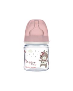 CANPOL BABIES FLASICA 120ml SIROKI VRAT, PP - BONJOUR PARIS 35/231 PINK