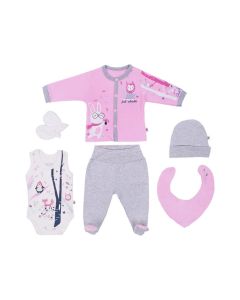 KOMPLET ZA BEBE DEVOJCICE MAGIC FOREST  6/1 VEL.62