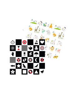 IQ SKLOPIVA PODLOGA ZA IGRU OD PENE - KONTRASTI + NOVA ABECEDA (150x150x1cm)