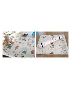 DUCK & BEAR PODLOGA ZA IGRU OD PENE - MAGICNA SUMA + ZIMSKE CAROLIJE (150x180x1cm)