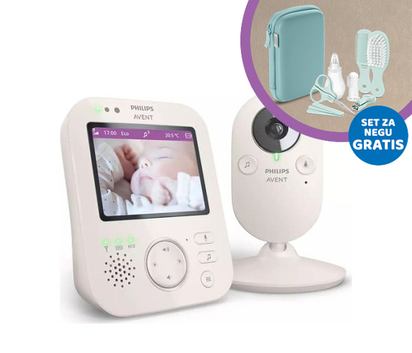 AVENT BEBI ALARM - VIDEO MONITOR - SILK WHITE 0992